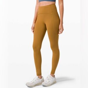 Lululemon Swift Speed High Rise Leggings Spiced Bronze Size 8
